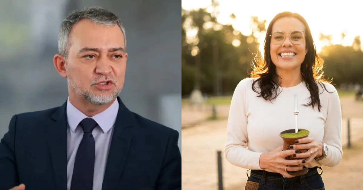 Edegar Pretto e Juliana Brizola