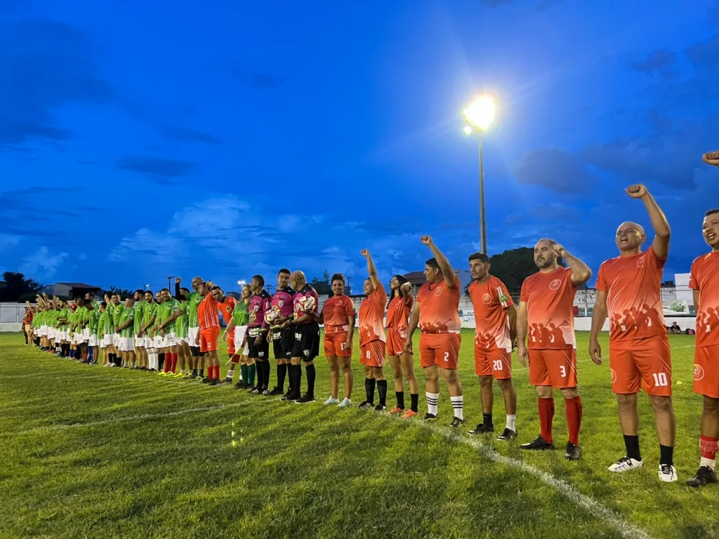 Jogadores em campo
