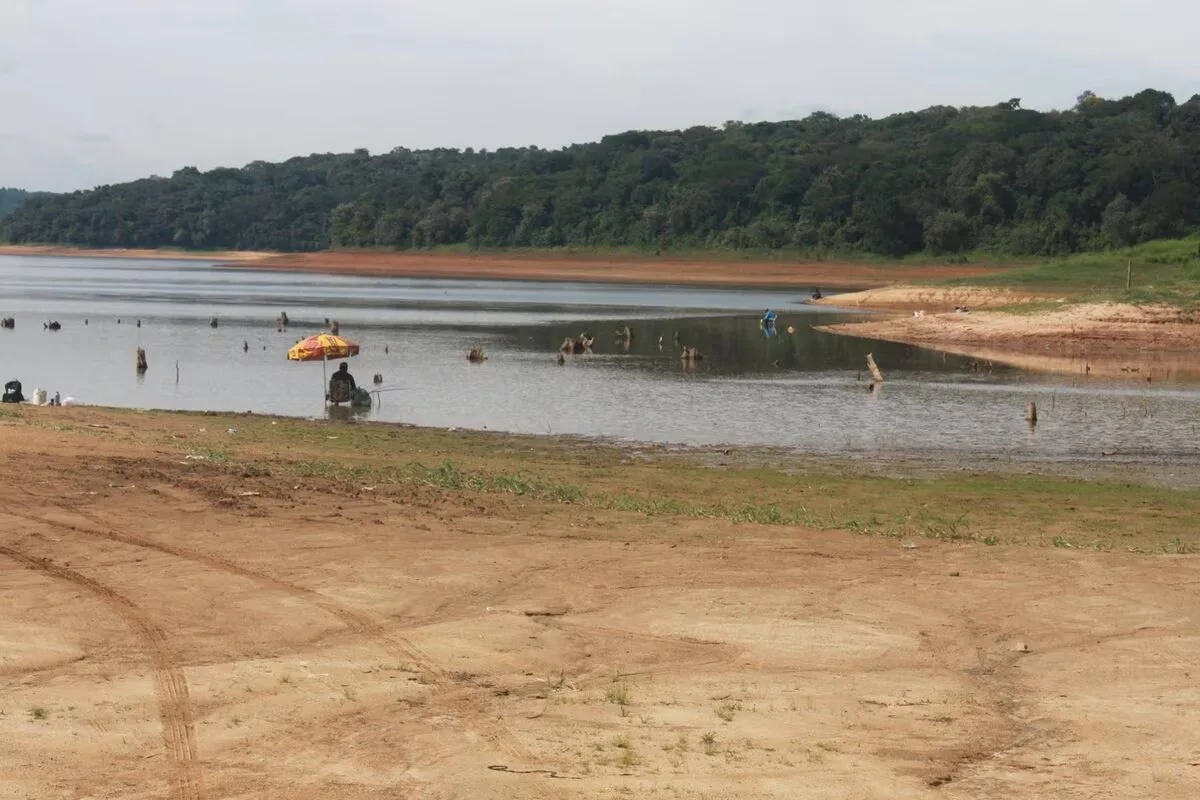 Represa de Itupararanga, que é abastecida pelo Rio Sorocabuçu