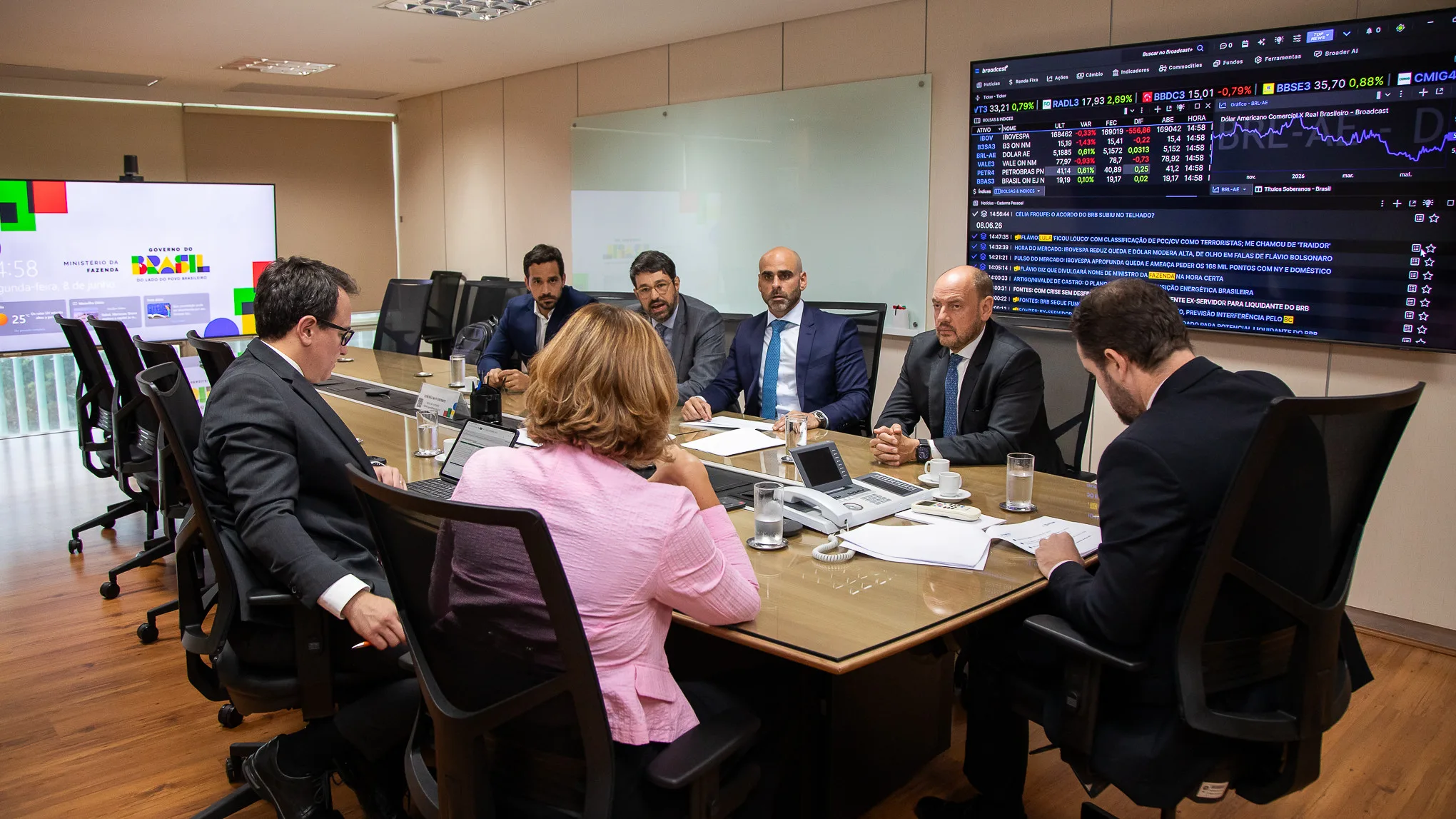 Governador interino, Ricardo Couto, esteve em Brasília nesta segunda-feira (8) para discutir situação fiscal do estado com o Ministério da Fazenda